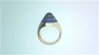 Ringe Sommer Dame Anello Con Pietra in Gelbgold Granato LAPIS GRA P C/C - LAPIS GRA P C/C